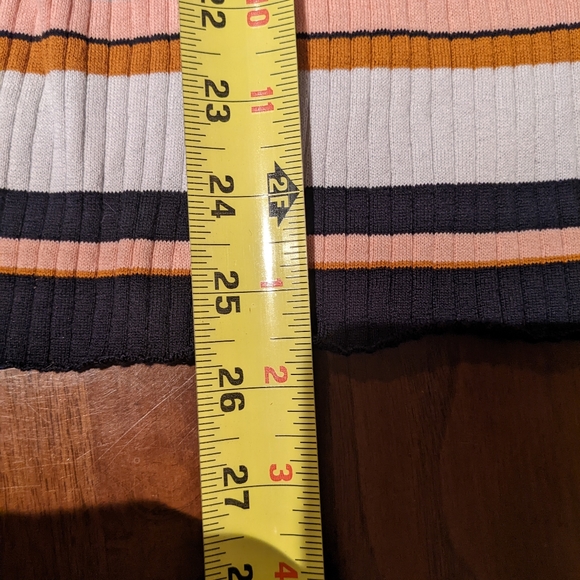 Lafayette 148 Striped Silk Blend Top Size Medium - Picture 8 of 8